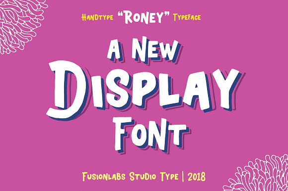 Roney Typeface in Display Fonts - product preview 1