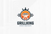 Grill King Logo Template