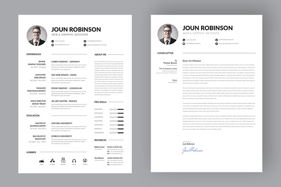 Clean Resume in Resume Templates - product preview 1