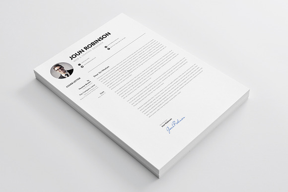 Clean Resume in Resume Templates - product preview 3