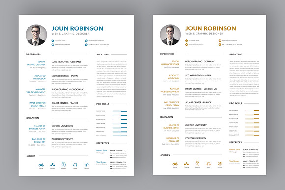 Clean Resume in Resume Templates - product preview 4