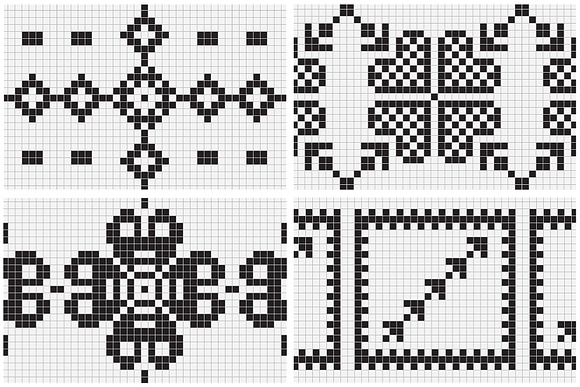 Embroidery Style Vector Patterns in Patterns - product preview 9