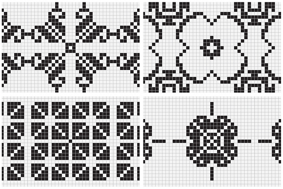 Embroidery Style Vector Patterns in Patterns - product preview 10