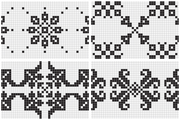 Embroidery Style Vector Patterns in Patterns - product preview 12