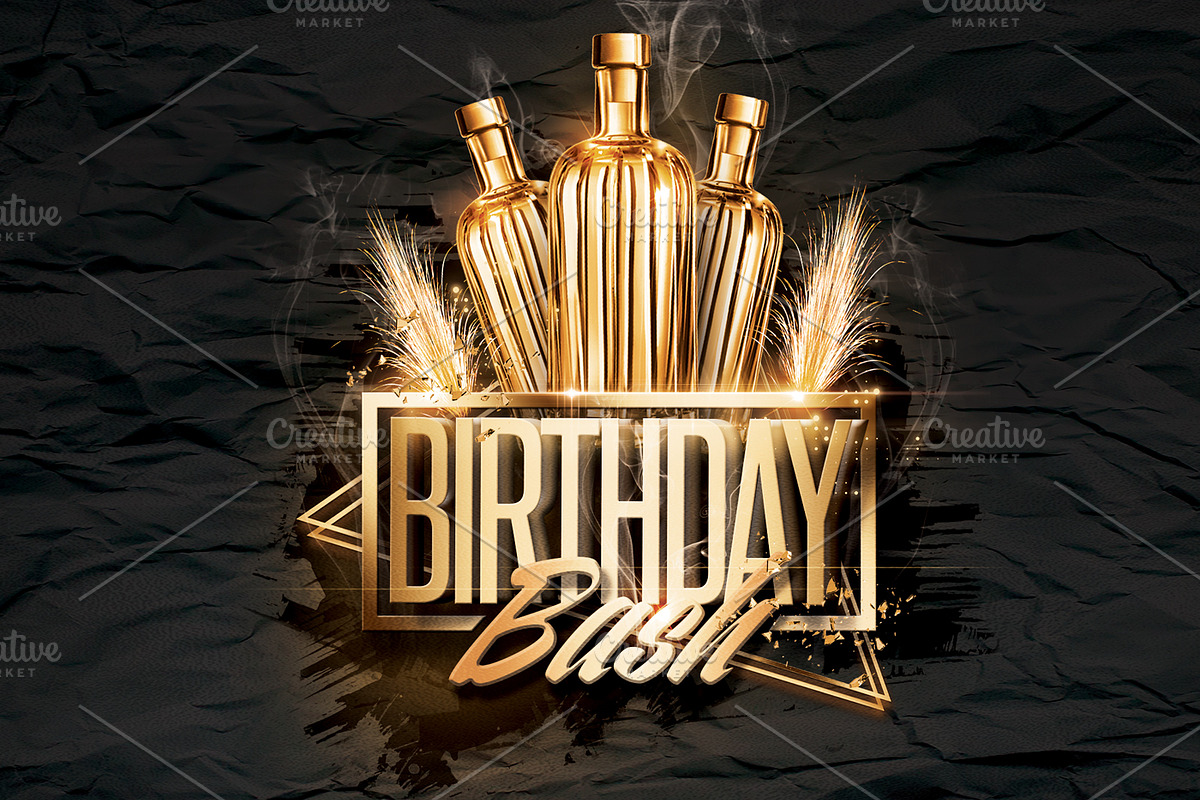Birthday Party Flyers in Flyer Templates - product preview 8
