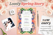 Lovely Spring Story Invite I