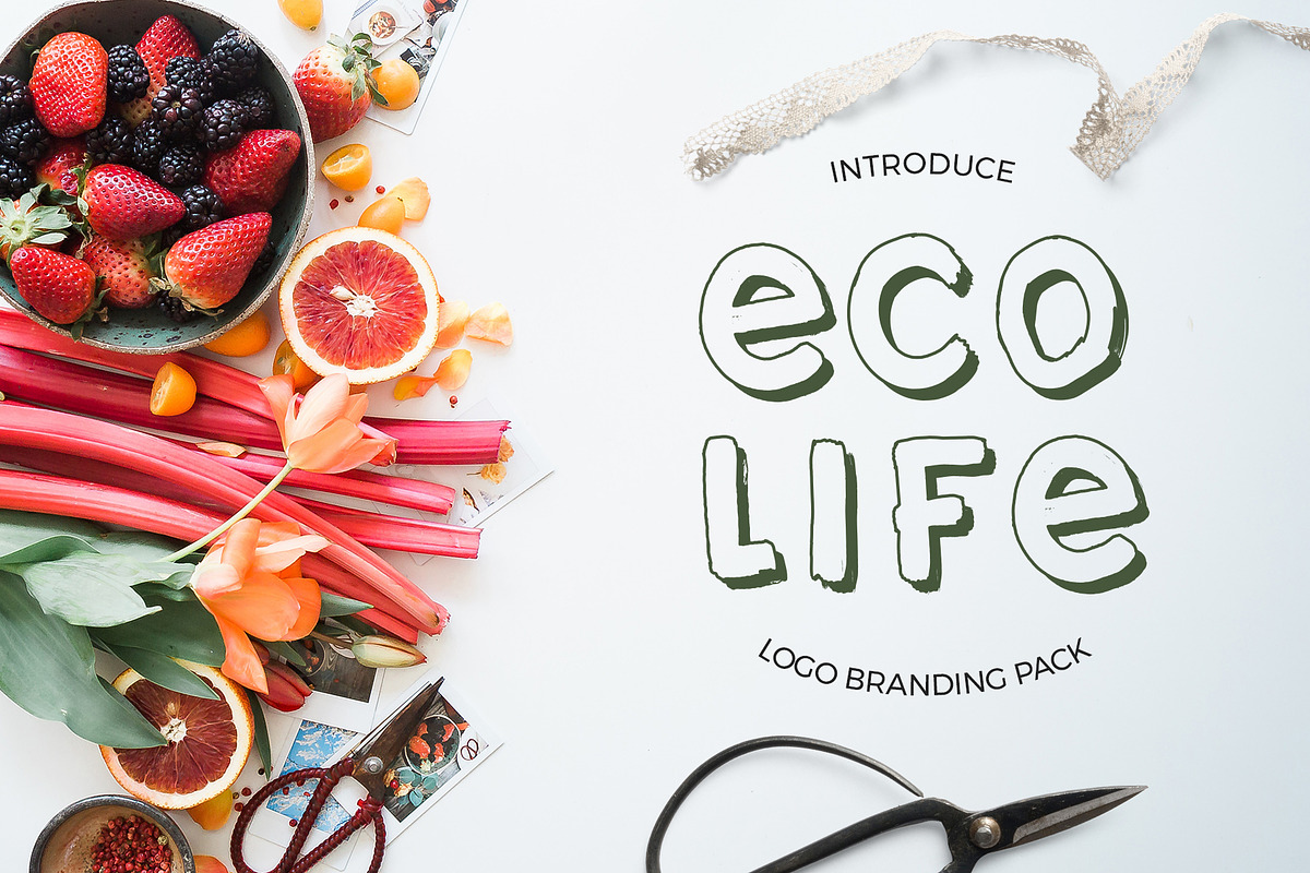 Eco life - logo branding pack in Logo Templates - product preview 8