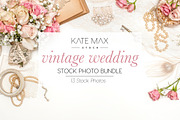 Vintage Wedding Stock Photo Bundle