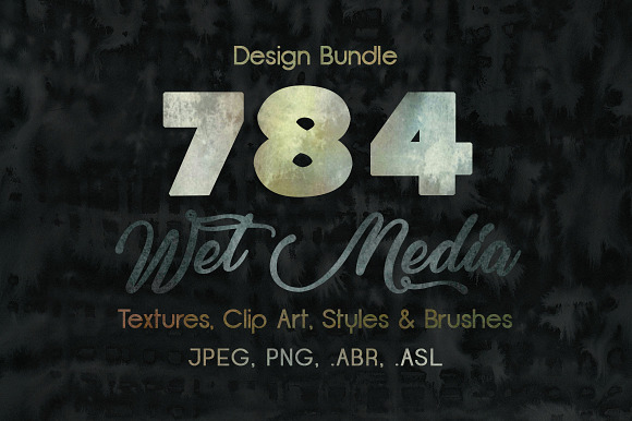 Wet Media Design Bundle in Photoshop Layer Styles - product preview 17