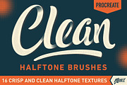 Procreate Clean Halftone Brushes