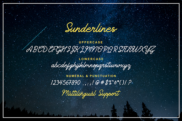 Sunderlines - Script and Sanserif in Script Fonts - product preview 7