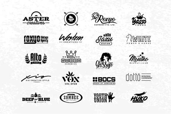 Minimal Retro Logos & Badges in Logo Templates - product preview 2