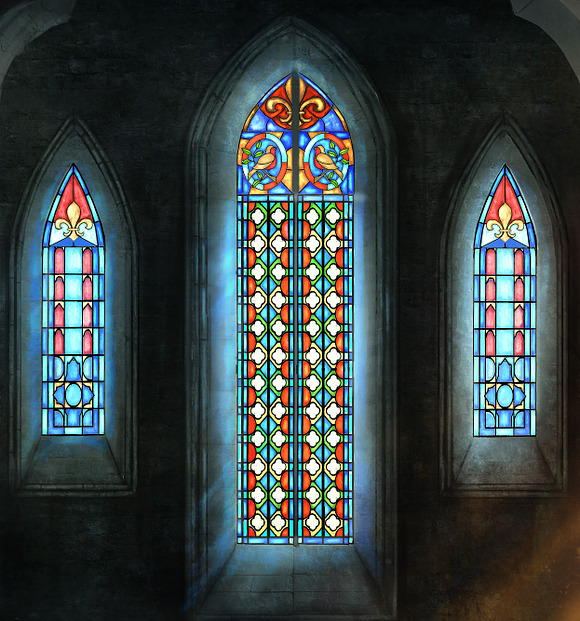 Fantasy Church Wallpaper in Illustrations - product preview 2