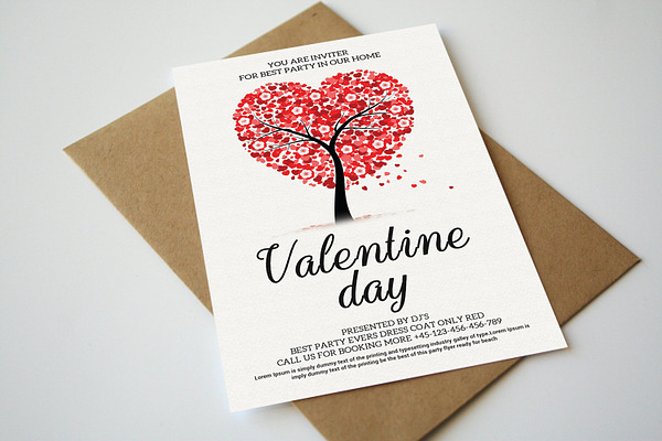 Full of Hearts Valentine Day Card