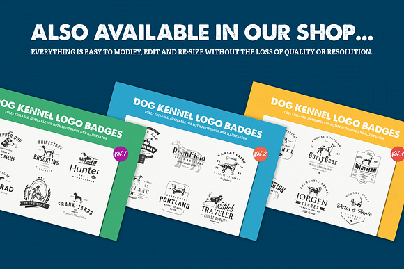 Dog Kennel Logo Badges Vol.3 in Logo Templates - product preview 5