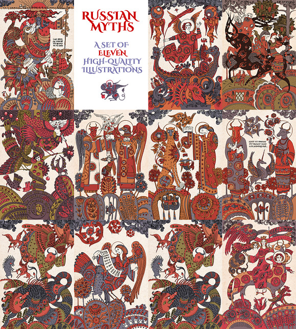 Russian Myths in Illustrations - product preview 1