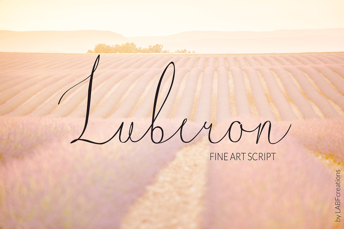 -50% Luberon. Fine art Font. in Script Fonts - product preview 8