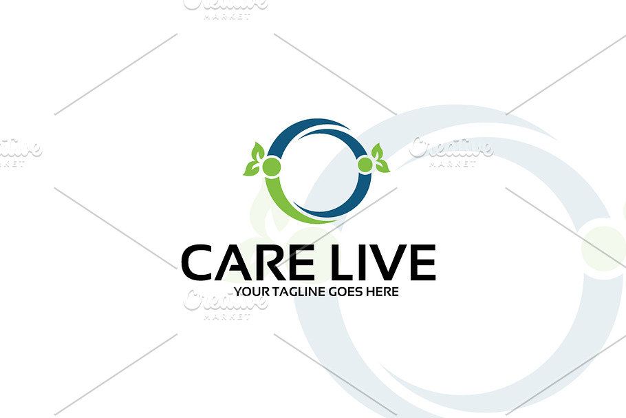 Care live – Logo Template | Creative Daddy