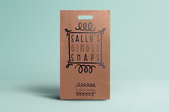 Sally Jane San Serif Font Trio in Icon Fonts - product preview 8
