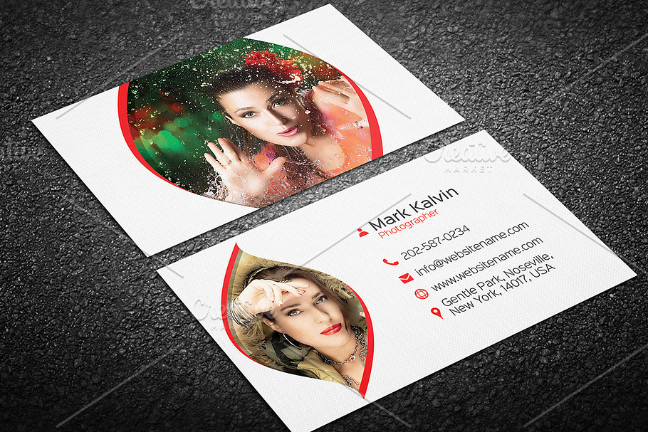 Photography Business Card 18 in Business Card Templates - product preview 8