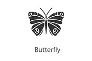 Butterfly glyph icon