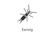 Earwig glyph icon
