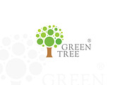 Circle Green Tree Logo