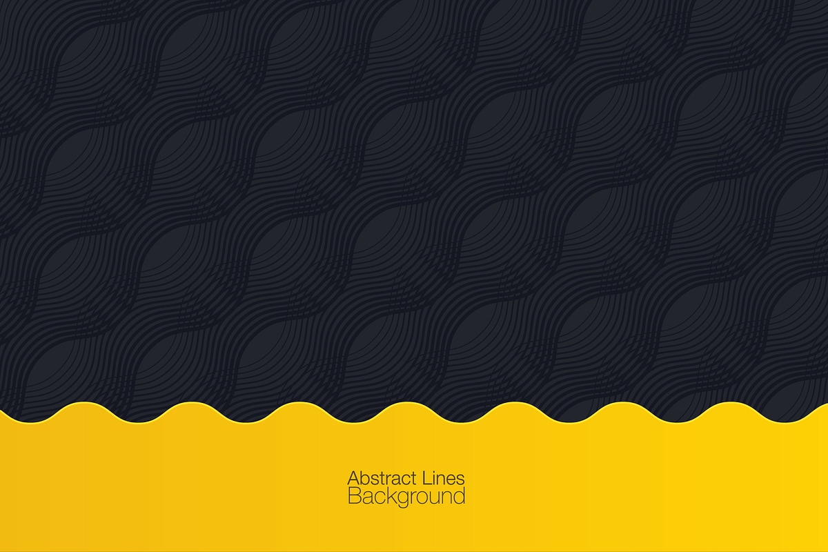 Black & Yellow Abstract Background in Objects - product preview 8