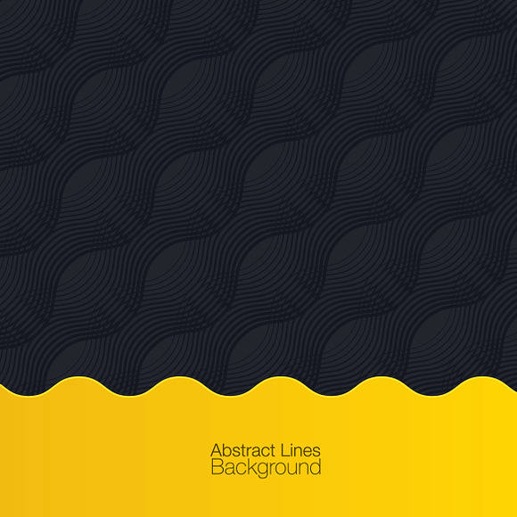 Black & Yellow Abstract Background in Objects - product preview 1