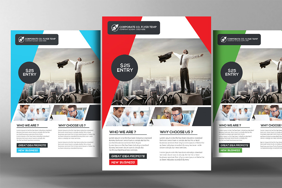 Global Network Services Flyer in Flyer Templates - product preview 8