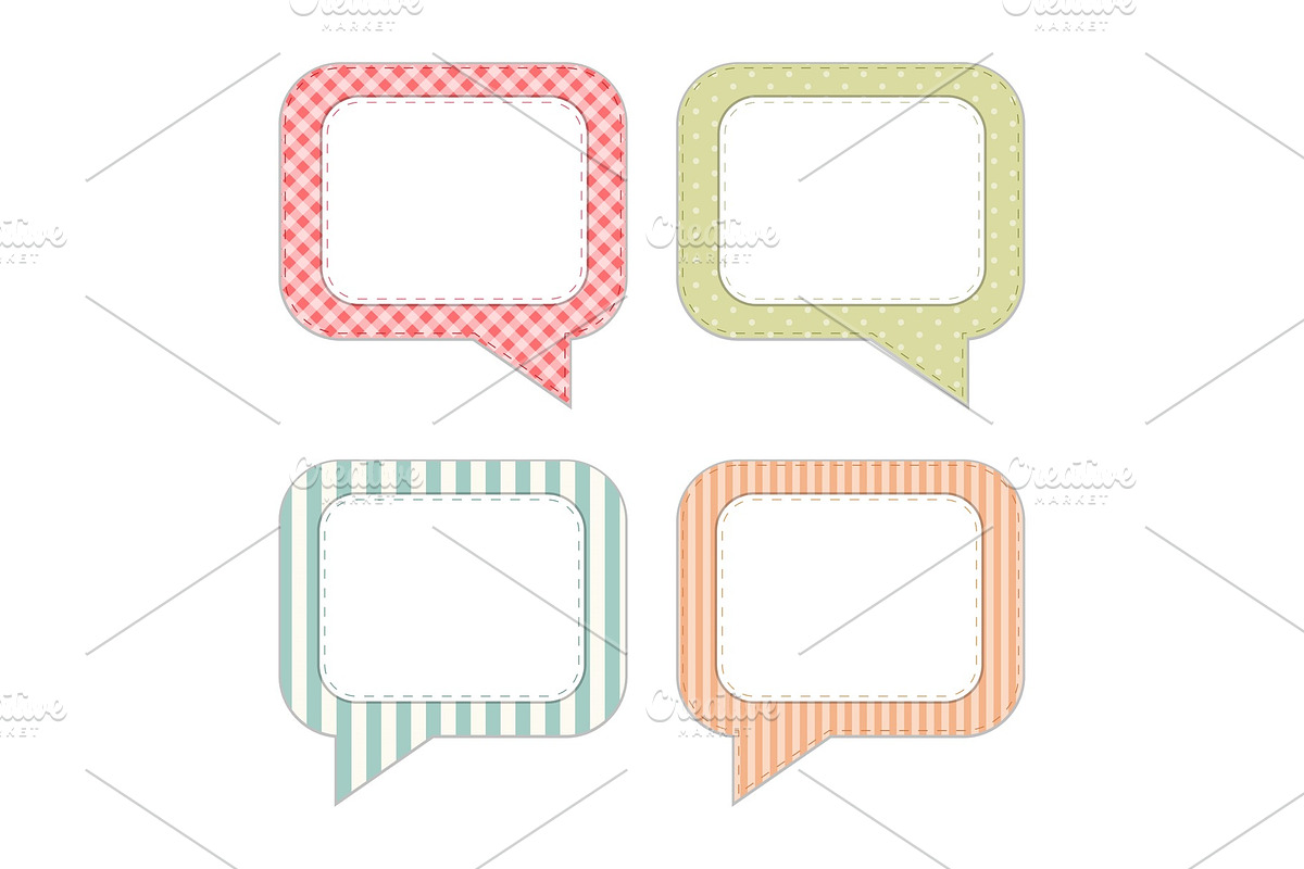 Retro frames in shabby chic style in Illustrations - product preview 8