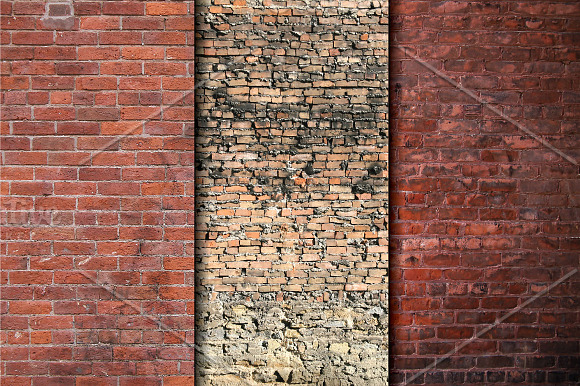 Weathered Brick Walls in Textures - product preview 1