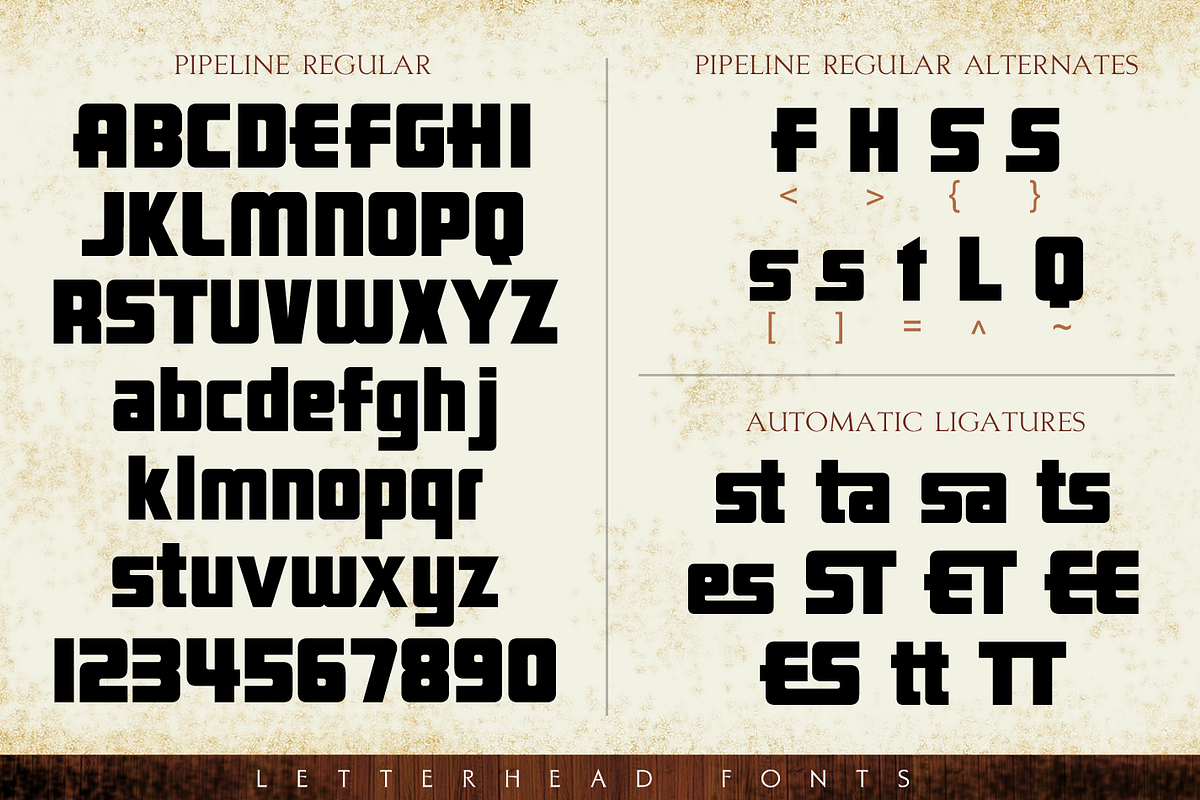 LHF Pipeline in Display Fonts - product preview 8