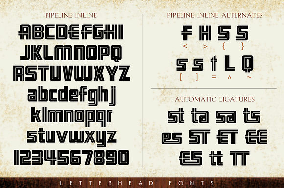 LHF Pipeline in Display Fonts - product preview 1