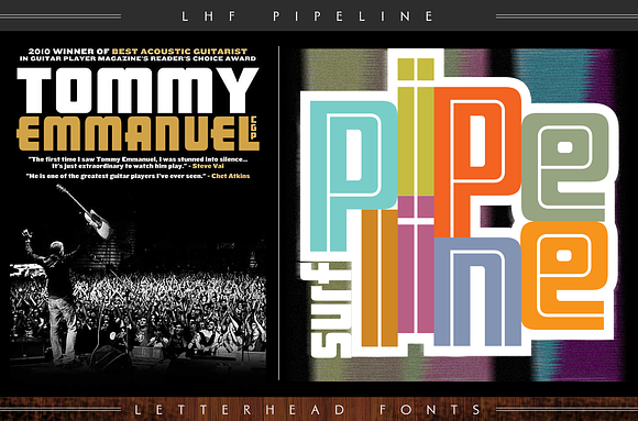 LHF Pipeline in Display Fonts - product preview 3