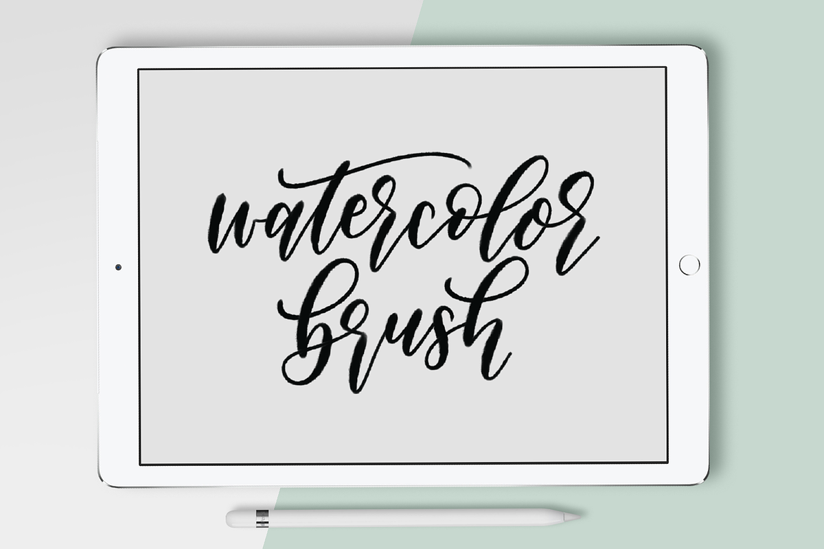 iPad Lettering Brush for Procreate in Add-Ons - product preview 8