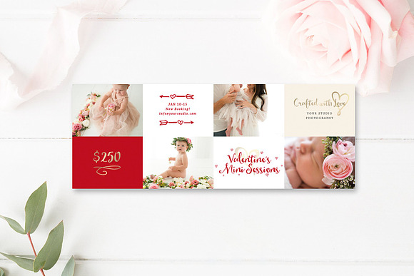 Valentine's Minis Marketing Set in Social Media Templates - product preview 1
