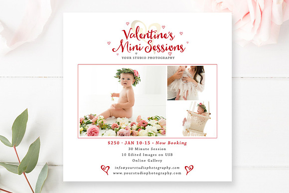 Valentine's Minis Marketing Set in Social Media Templates - product preview 2