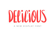 Delicious - Display Font