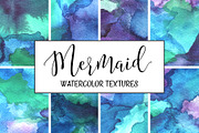 Mermaid Watercolor Backgrounds