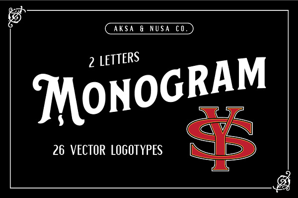 MONOGRAM - 26 Vector Logotypes