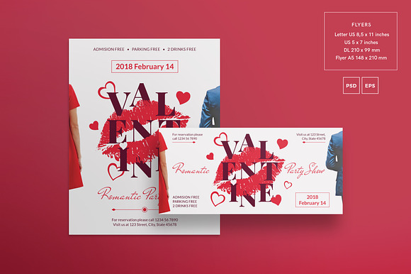 Promo Bundle | Valentine's Day Party in Templates - product preview 1