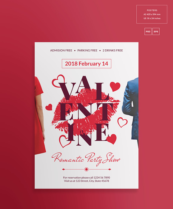 Promo Bundle | Valentine's Day Party in Templates - product preview 10