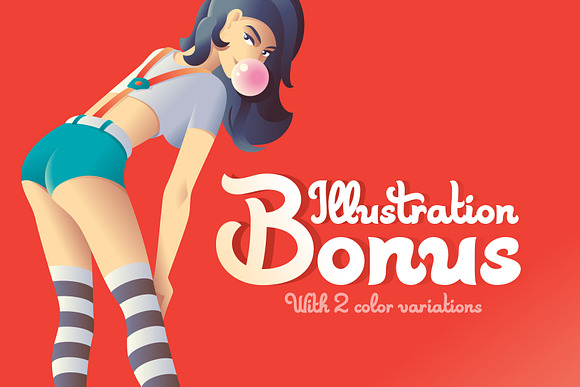 Skater Girl font + Bonus in Script Fonts - product preview 3