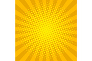 Yellow halftone background vector illustration