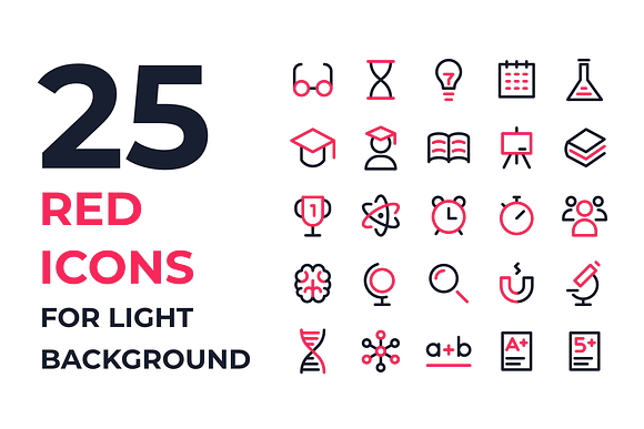 School and Scientific Icons in Calendar Icons - product preview 3