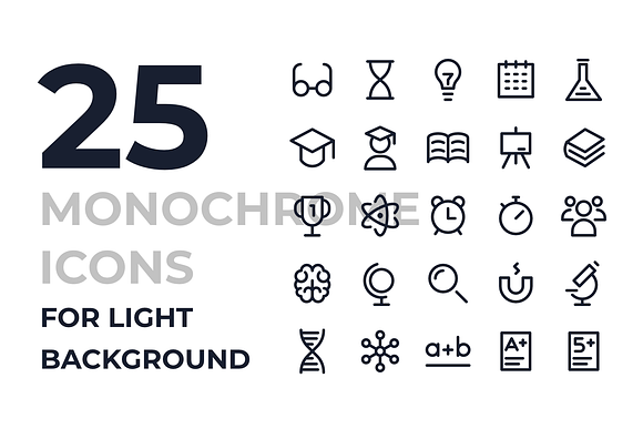 School and Scientific Icons in Calendar Icons - product preview 5