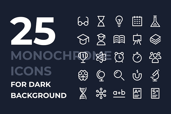 School and Scientific Icons in Calendar Icons - product preview 10