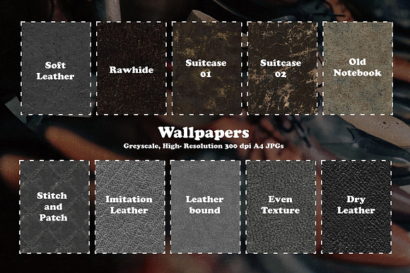 Leather Textures / Seamless Patterns in Textures - product preview 1