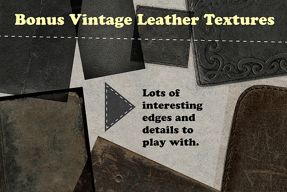Leather Textures / Seamless Patterns in Textures - product preview 4
